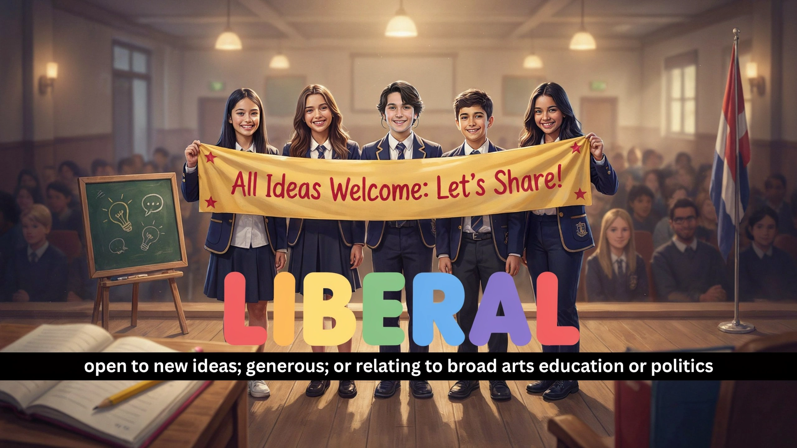 English Illustration for liberal